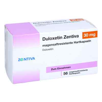 Duloxetin Zentiva 30 mg magensaftresistente Hartkapsel 56 stk von Zentiva Pharma GmbH PZN 16385203