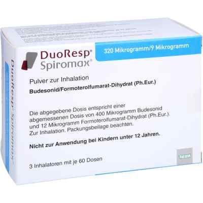 Duoresp Spiromax 320[my]g/9 [my]g/dosis 3x60ed Inh 3 stk von Orifarm GmbH PZN 11135051