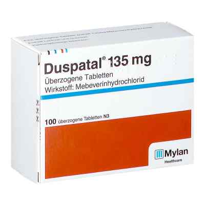 Duspatal 135 mg überzogene Tabletten 100 stk von Mylan Healthcare GmbH PZN 01980265
