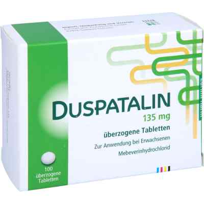 Duspatalin 135 mg überzogene Tabletten 100 stk von EurimPharm Arzneimittel GmbH PZN 00009946