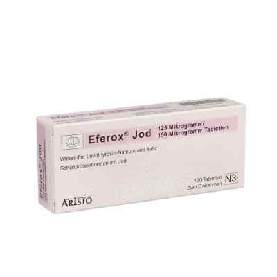 Eferox Jod 125 [my]g/150 [my]g Tabletten 100 stk von Aristo Pharma GmbH PZN 00231320
