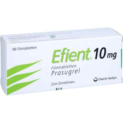 Efient 10 mg Filmtabletten 98 stk von EurimPharm Arzneimittel GmbH PZN 06562414