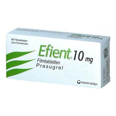 Efient 10 mg Filmtabletten 98 stk von ACA Müller/ADAG Pharma AG PZN 09902365