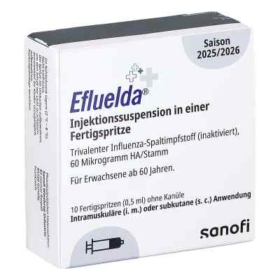 Efluelda 2025/2026 iniecto -susp.i.e.fertigspr.o.kan. 10 stk von Sanofi-Aventis Deutschland GmbH PZN 19403456