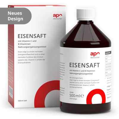 Eisensaft mit Vitamin B und C von apodiscounter