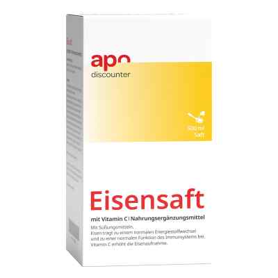 Eisensaft mit Vitamin C von apodiscounter 500 ml von apo.com Group GmbH PZN 16498806