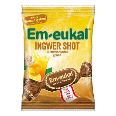Em-eukal Bonbons Ingwer Shot, zuckerhaltig 75 g von Dr. C. SOLDAN GmbH PZN 16567915