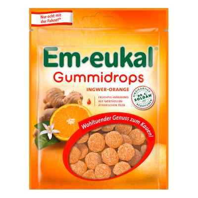 Em Eukal Gummidrops Ingwer-orange zuckerhaltig 90 g von Dr. C. SOLDAN GmbH PZN 10392076