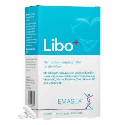 Emasex Libo+ Komplex Kapseln für den Mann 60 stk von adequapharm GmbH PZN 19511022