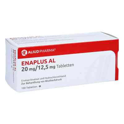 Enaplus Al 20 mg/12,5 mg Tabletten 100 stk von ALIUD Pharma GmbH PZN 00346098