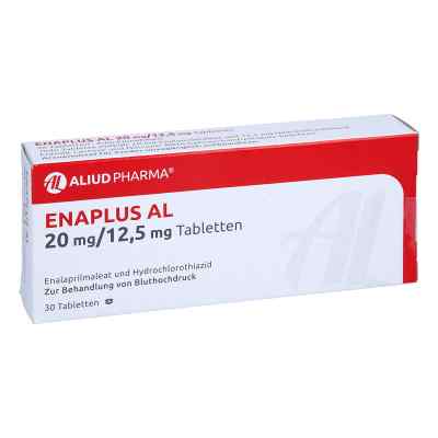 Enaplus Al 20 mg/12,5 mg Tabletten 30 stk von ALIUD Pharma GmbH PZN 00294941