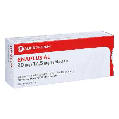 Enaplus Al 20 mg/12,5 mg Tabletten 50 stk von ALIUD Pharma GmbH PZN 00294958