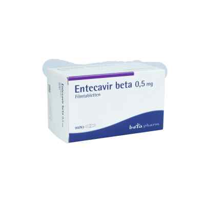 Entecavir beta 0,5 mg Filmtabletten 90 stk von betapharm Arzneimittel GmbH PZN 12456225