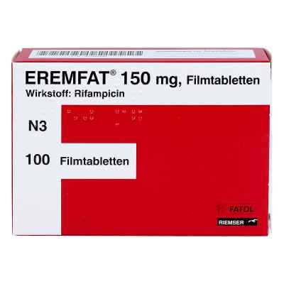 Eremfat 150 Filmtabletten 100 stk von RIEMSER Pharma GmbH PZN 02590980