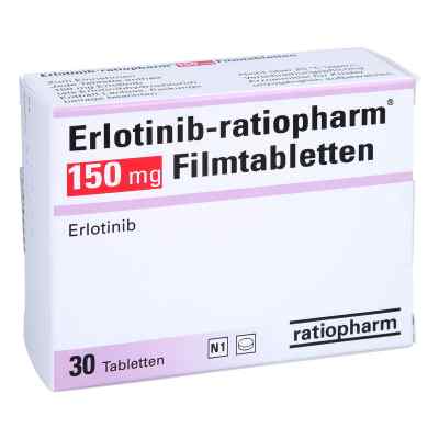 Erlotinib-ratiopharm 150 mg Filmtabletten 30 stk von ratiopharm GmbH PZN 16045430