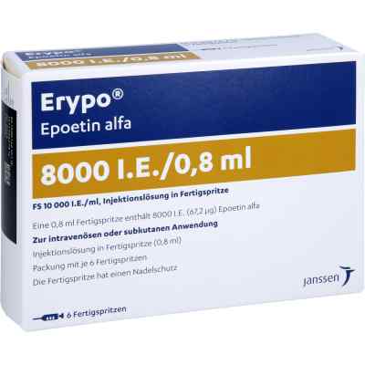 Erypo Fs 8.000 I.e./0,8 ml Fertigspritzen 6X0.8 ml