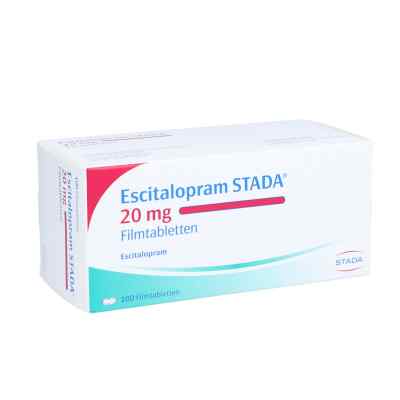 Escitalopram Stada 20 mg Filmtabletten 100 stk von STADAPHARM GmbH PZN 10251329