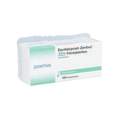 Escitalopram Zentiva 10 mg Filmtabletten 100 stk von Zentiva Pharma GmbH PZN 10228885
