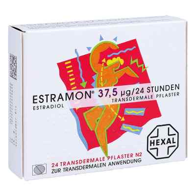 Estramon 37,5 transdermale Pflaster 24 stk von Hexal AG PZN 06956998