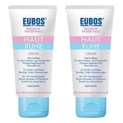 Eubos Kinder Haut Ruhe Creme 2x50 ml von Dr. Hobein (Nachf.) GmbH PZN 08100797