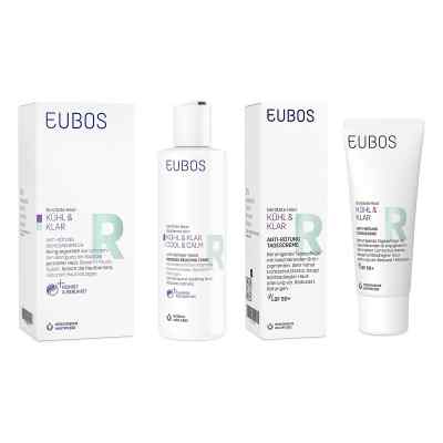 Eubos Kühl & Klar Anti-Rötung Reinig.milch, Toner & Tagescreme