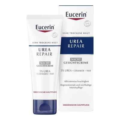 Eucerin UreaRepair Nacht Gesichtscreme – Gegen trockene Haut