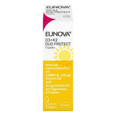 Eunova DuoProtect Vitamin D3+K2 1000IE/50UG