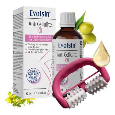 Evolsin Anti Cellulite Öl mit Massageroller