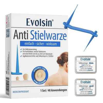 Evolsin Anti Stielwarze Stielwarzenentferner 40 stk von Evolsin medical UG (haftungsbeschränkt) PZN 19802759