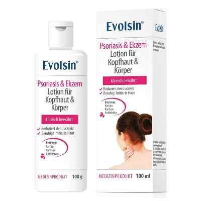 Evolsin Psoriasis & Ekzem Lotion Kopfhaut & Körper