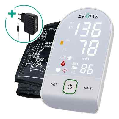 Evolu Intelligent Oberarm-Blutdruckmessgerät White 1 stk von Forans Medical GmbH PZN 20391770
