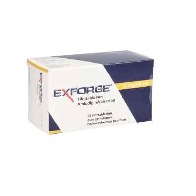 Exforge 5mg/80mg 98 stk von axicorp Pharma GmbH PZN 10288574