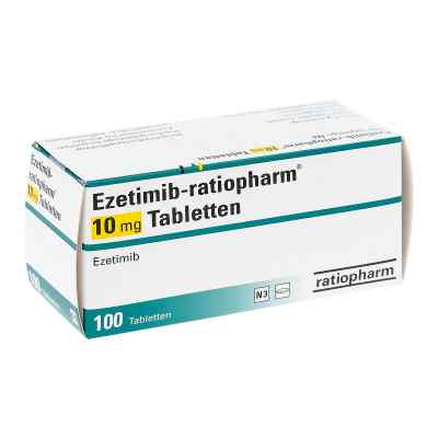 Ezetimib ratiopharm 10 mg Tabletten 100 stk von ratiopharm GmbH PZN 13572689