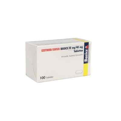 Ezetimib/simva Basics 10 mg/40 mg Tabletten 100 stk von Basics GmbH PZN 13828166