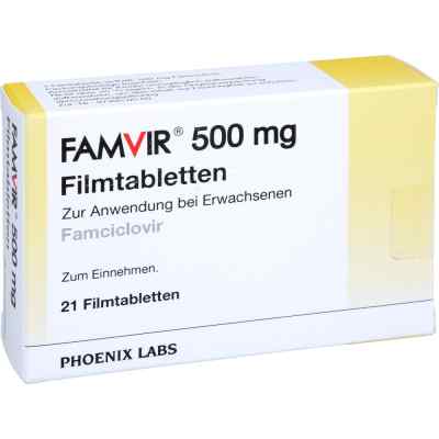 Famvir 500 mg Filmtabletten 21 stk von Orifarm GmbH PZN 12562737