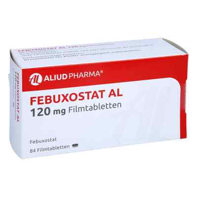 Febuxostat Al 120 mg Filmtabletten 84 stk von ALIUD Pharma GmbH PZN 14286508