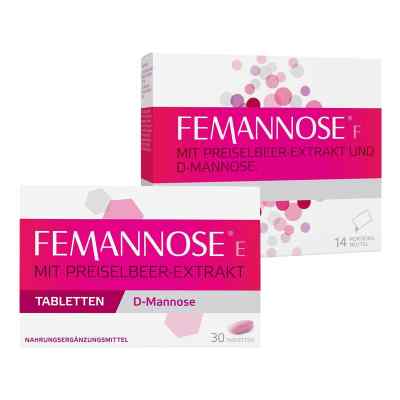 Femannose E Tabletten (30 stk) & Femannose F Granulat (14 stk)