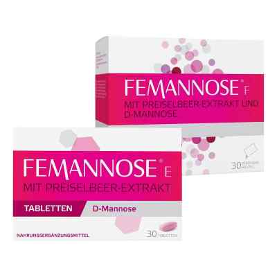 Femannose E Tabletten (30 stk) & Femannose F Granulat (30 stk)