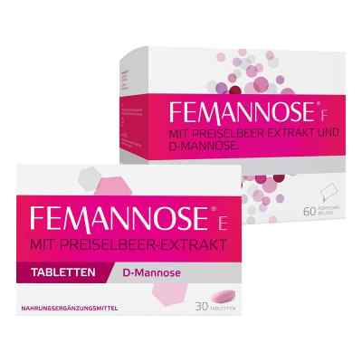 Femannose E Tabletten (30 stk) & Femannose F Granulat (60 stk)