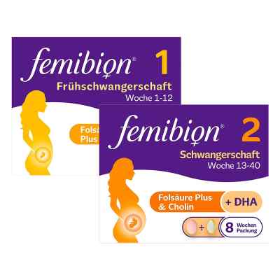 Femibion 1 Frühschwangerschaft + Femibion 2 Schwangerschaft