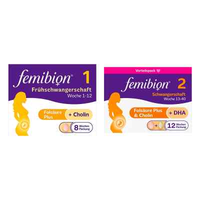 Femibion 1 Frühschwangerschaft + Femibion 2 Schwangerschaft