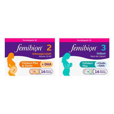 Femibion 2 Schwangerschaft + Femibion 3 Stillzeit 
