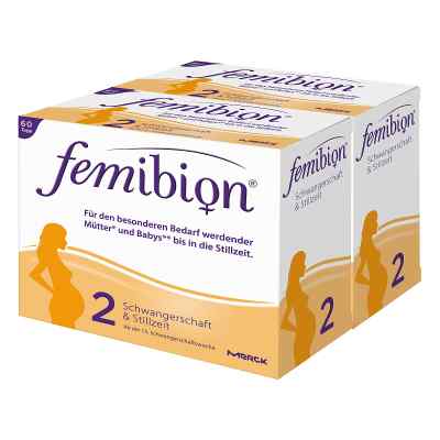 Femibion Schwangerschaft 2+d3 Kombipackung 2X2X60 stk von Procter & Gamble GmbH PZN 12468174