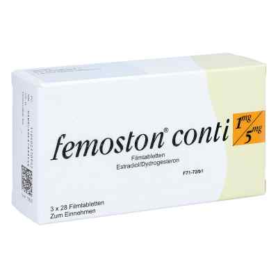 Femoston conti 1 mg/5 mg Filmtabletten 84 stk von axicorp Pharma GmbH PZN 05023709