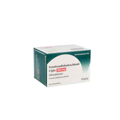 Fexofenadinhydrochlorid Cipla 180 mg Filmtabletten 100 stk von Cipla Europe NV PZN 11596757