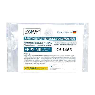 Ffp2 Nr Atemschutzm Exovir 2 stk von Gauss PSA GmbH PZN 16836232