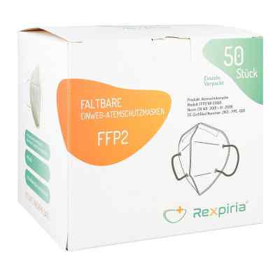 Ffp2 Nr En Atemschutzmaske einzeln verpackt Ce 50 stk von GOLDEN SEASON S.R.L. PZN 16837800