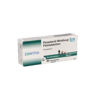 Finasterid Winthrop 5 mg Filmtabletten 30 stk von Zentiva Pharma GmbH PZN 00500837