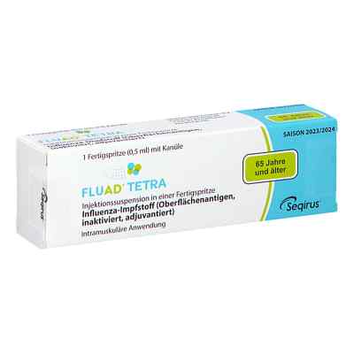 Fluad Tetra 2023/2024 iniecto -susp.f-spr.m.kanüle 1X0.5 ml von Seqirus GmbH PZN 18230769