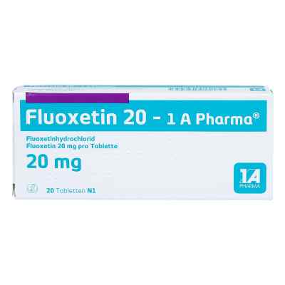 Fluoxetin 20-1a Pharma Tabletten 20 stk von 1 A Pharma GmbH PZN 04833197